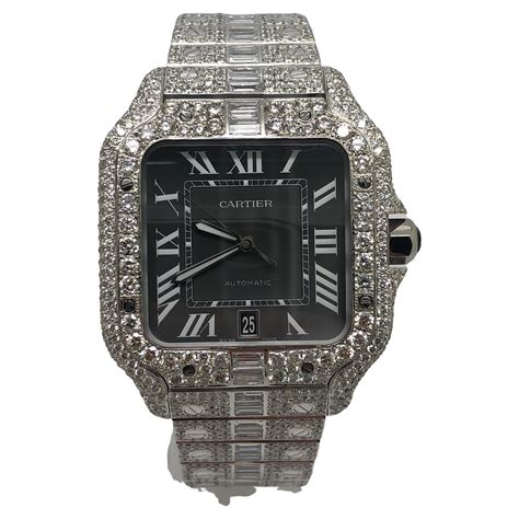 fake ice watch for sale|iced watches with real diamonds.